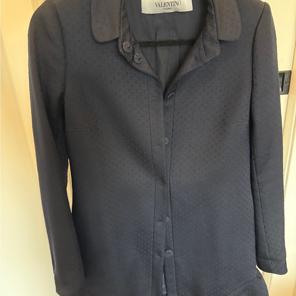 Valentino Navy Blue Coat